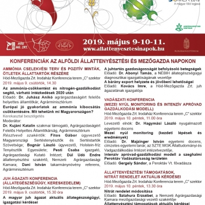Konferenciák az Alföldi Állattenyésztési és Mezőgazda Napokon